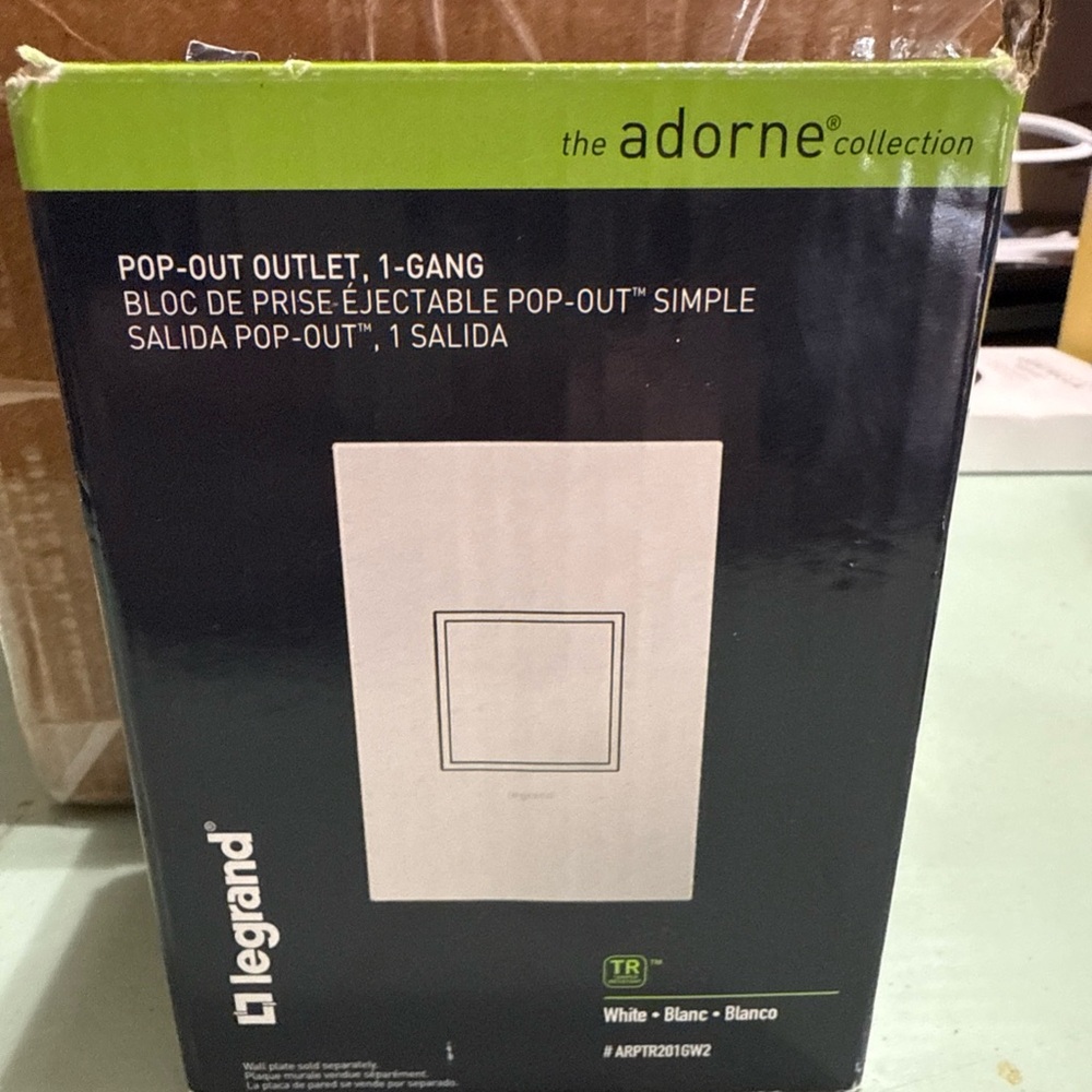 Legrand Adore White Accent Wall Plate Sleek Design
